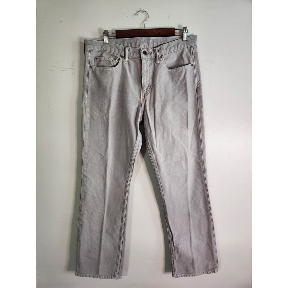 Banana Republic Mens Straight Leg Grey Denim Pants 33x30 429787-04-1 SP12